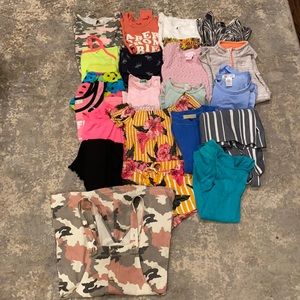 Lot of 19 pieces different brands girls size 10-12